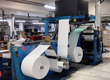 ARROW CONVERTING Silicone Coating Line, 18-20" wide, 2007 year.